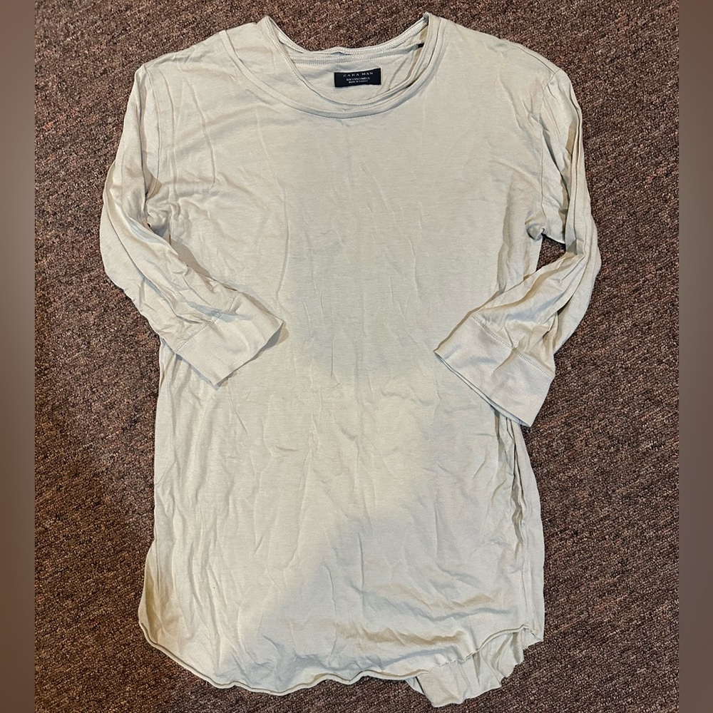 Zara Men’s 3/4 T-shirt - Small